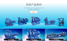 浙江亚信泵业有限公司网站设计